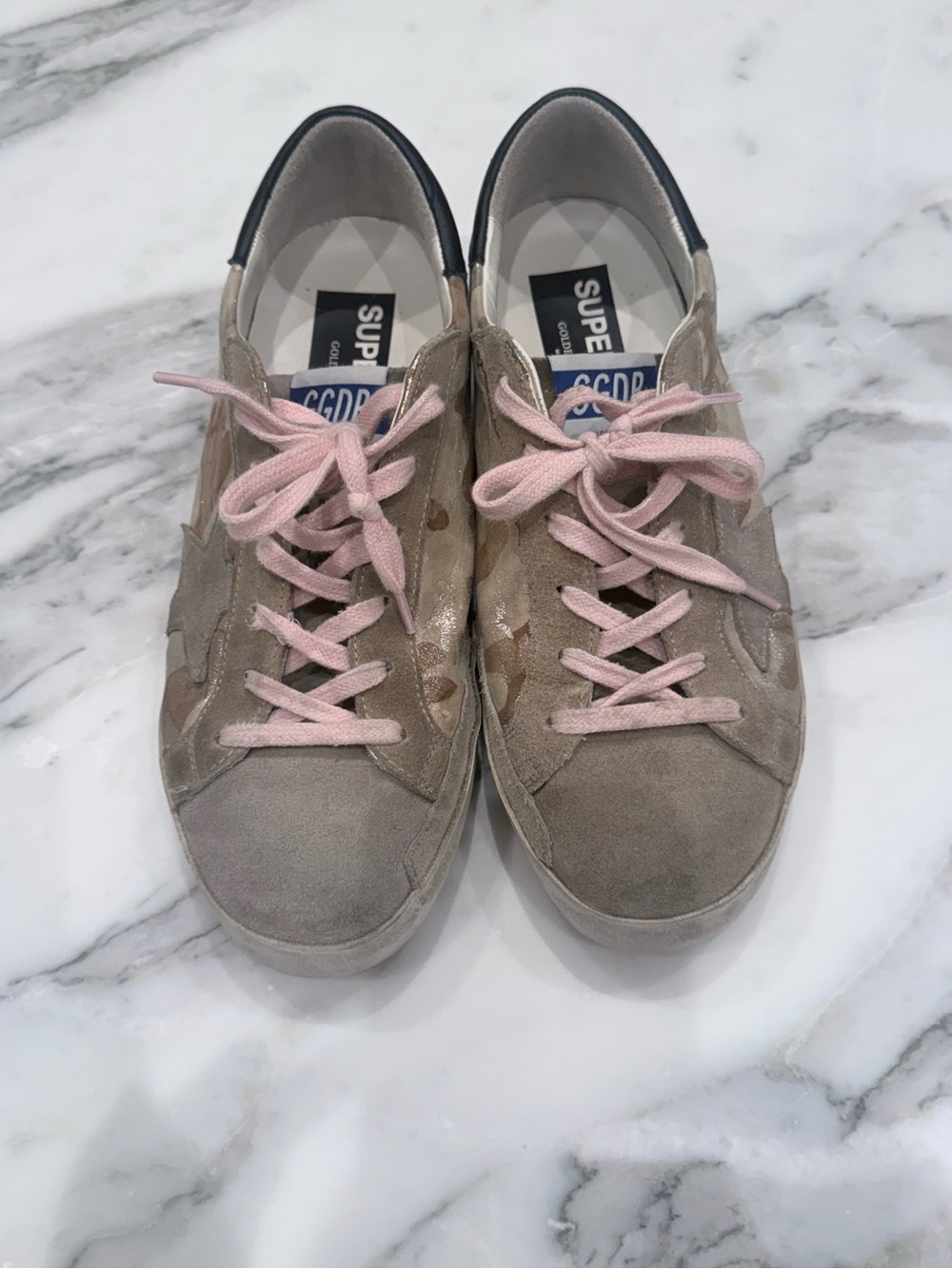 Golden Goose Low-Top Camo Printed Sneaker